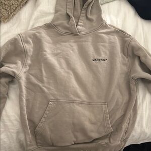 White Fox Boutique Tan Sweatshirt Hoodie